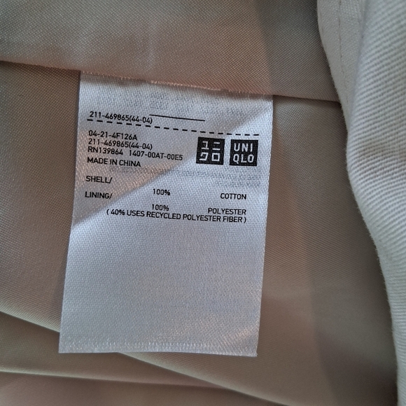 Uniglo and Commence Classic Beige Women's Trench Coat Size Large - Picture 4 of 12